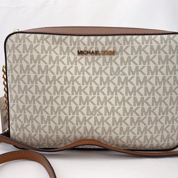 MK JST CROSSBODY BAG & TRIFOLD WALLET VANILLA - Picture 10 of 13